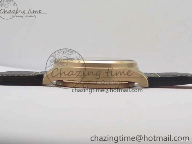 MIROTIME 0202 Popular Big Pilot Real PR IW502706 RG YLF 1:1 Best Edition Brown Dial On Calfskin Strap A 7223